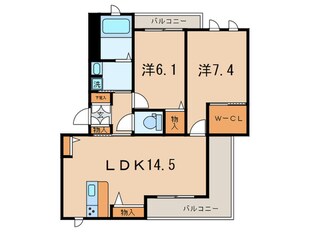 ロア－ブル七番館の物件間取画像